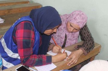 بالتعاون مع التضامن.. عضو التحالف الوطني تطلق حملة موسعة لمحو الأمية.. صور