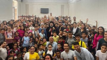 الأنبا توما يترأس اليوم الثالث من مؤتمر مرحلة الابتدائية بالإيبارشية