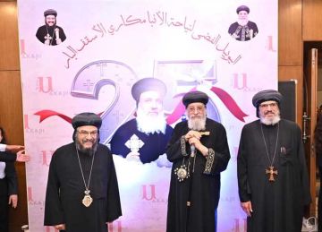 البابا تواضروس يشهد احتفالية مرور 25 سنة على نياحة الأنبا مكاري أسقف شبه جزيرة سيناء