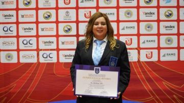 ماري زكي أول حكمة مصرية بالجودو تحصل على الشارة الدولية ماري زكي أول حكمة مصرية بالجودو تحصل على الشارة الدولية