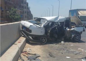 إصابة شخصين في تصادم سيارة ملاكي بالساحل الشمالي إصابة شخصين في تصادم سيارة ملاكي بالساحل الشمالي