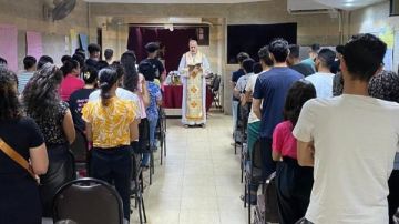 الأنبا توماس يتفقد مؤتمر المرحلتين الإعدادية والثانوية بكنيسة أم النور بإمبابة الأنبا توماس يتفقد مؤتمر المرحلتين الإعدادية والثانوية بكنيسة أم النور بإمبابة