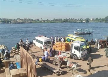 مصرع شخص وإصابة 6 آخرين في سقوط سيارة أجرة داخل ترعة بالمنوفية