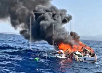 إصابة طالب أزهري في حريق مركب بالساحل الشمالي