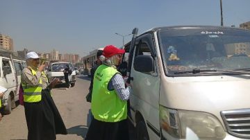 استمرار حملات التوعية بالمواقف العمومية لمكافحة إدمان السائقين بالجيزة