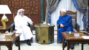 شيخ الأزهر يستقبل سفير قطر ويناقشان سبل تعزيز العلاقات العلمية والدعوية