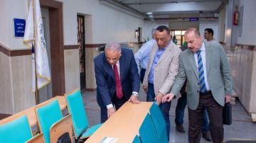 رئيس جامعة طنطا يتفقد الاستعدادات النهائية لانطلاق الدراسة بالجامعة الأهلية رئيس جامعة طنطا يتفقد الاستعدادات النهائية لانطلاق الدراسة بالجامعة الأهلية