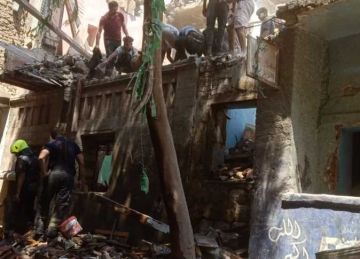 مصرع شاب وإصابة 3 في انهيار عقار بالساحل.. كانوا يعملون في بيع الكسكسي 