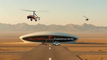 أول سيارة طائرة هجينة تنطلق من الإمارات أول سيارة طائرة هجينة تنطلق من الإمارات