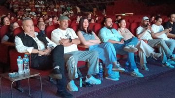 تامر عبدالمنعم وعصام كاريكا وأميرة فتحي أبرز حضور عرض مسرحية الملك وأنا 