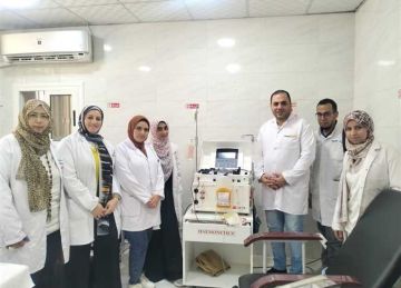 تفعيل جهاز لفصل الصفائح الدموية بـ مستشفى منيا القمح المركزي في الشرقية تفعيل جهاز لفصل الصفائح الدموية بـ مستشفى منيا القمح المركزي في الشرقية