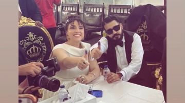 بعد مهرجان كان.. عقد قران المنتجة سوسن يوسف والمخرج مراد مصطفى بعد مهرجان كان.. عقد قران المنتجة سوسن يوسف والمخرج مراد مصطفى