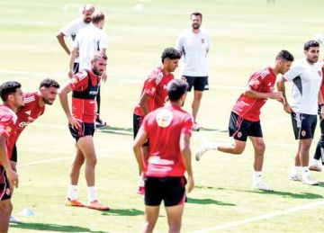 نجم الأهلي يتحدث عن مكاسب معسكر تونس