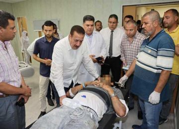 محافظ المنوفية يزور مصابي حادث الإقليمي بمستشفى الباجور محافظ المنوفية يزور مصابي حادث الإقليمي بمستشفى الباجور