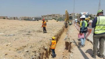 جهاز العبور: تنفيذ ربط محطتي كهرباء ورفع كفاءة خط صرف المنطقة الصناعية