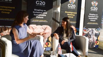 وزيرة التخطيط: بحثنا مع وزيرة التنمية البريطانية مستقبل العلاقات التجارية بين البلدين