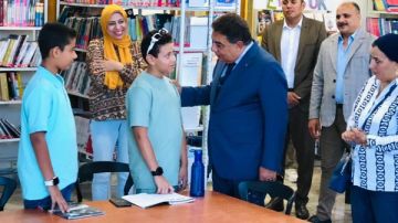 محافظ الدقهلية يتفقد أعمال تطوير ورفع كفاءة مكتبة مصر العامة محافظ الدقهلية يتفقد أعمال تطوير ورفع كفاءة مكتبة مصر العامة