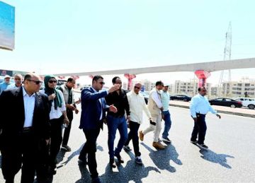 وزير الإسكان يتفقد أعمال تطوير محور ٢٦ يوليو بنطاق مدينتي 6 أكتوبر والشيخ زايد وزير الإسكان يتفقد أعمال تطوير محور ٢٦ يوليو بنطاق مدينتي 6 أكتوبر والشيخ زايد