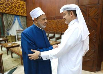 شيخ الأزهر يستقبل السفير القطري بالقاهرة (تفاصيل)