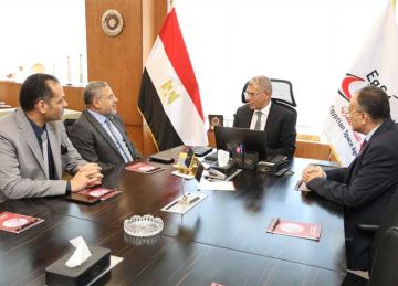 رئيس وكالة الفضاء يستقبل رئيس المركز القومي لبحوث المياه لبحث سبل التعاون رئيس وكالة الفضاء يستقبل رئيس المركز القومي لبحوث المياه لبحث سبل التعاون