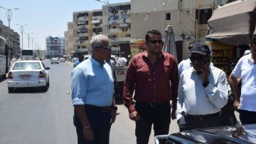 سكرتير عام بورسعيد يواصل قيادة حملات النظافة والإشغالات بحي الزهور