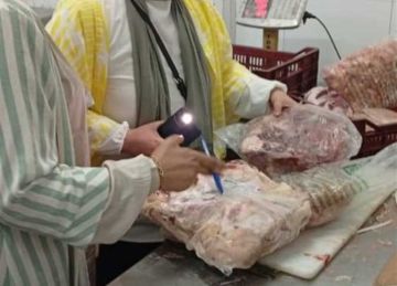 ضبط 7 أطنان مصنعات لحوم خلال حملة تموينية في الدقهلية