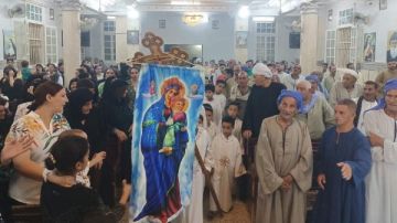 الأنبا بشارة جودة يترأس رياضة صوم السيدة العذراء بكنيستها بالبدرمان الأنبا بشارة جودة يترأس رياضة صوم السيدة العذراء بكنيستها بالبدرمان