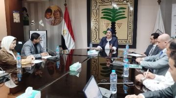 رئيسة القومي للطفولة والأمومة تبحث مع وفد الاتحاد المصري للكيانات الشبابية تعزيز التعاون