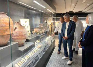 وزير السياحة يتفقد المتحف اليوناني الروماني وقلعة قايتباي خلال زيارته للإسكندرية وزير السياحة يتفقد المتحف اليوناني الروماني وقلعة قايتباي خلال زيارته للإسكندرية