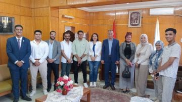 وكيل صحة بني سويف يلتقي وفد اتحاد بشبابها لبحث التعاون في نشر الوعي الصحي