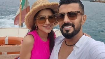 بصور ورسالة رومانسية..مي عمر تحتفل بعيد ميلاد محمد سامي علي طريقتها بصور ورسالة رومانسية..مي عمر تحتفل بعيد ميلاد محمد سامي علي طريقتها