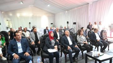 وزراء الصناعة والنقل والتنمية المحلية والقائم بأعمال وزير البيئة يتفقدون المجمع المتكامل لإدارة المخلفات بالعاشر من رمضان