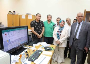 رئيس جامعة كفر الشيخ يتفقد اختبارات القدرات بكلية علوم الرياضة