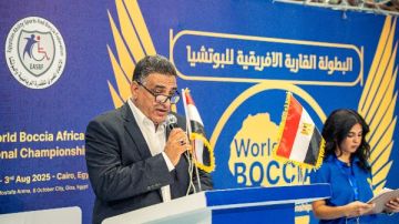 أحمد آدم: الاتحاد الدولي للبوتشيا أشاد بتنظيم مصر للبطولة الإفريقية أحمد آدم: الاتحاد الدولي للبوتشيا أشاد بتنظيم مصر للبطولة الإفريقية