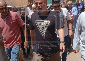 تشييع جثمان والدة الفنان صبحي خليل بالغربية (صور)