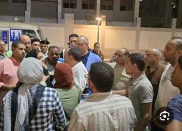 تشييع جثامين ضحايا لقمة العيش بشلقان في القناطر الخيرية