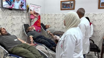 الهلال الأحمر المصري ينظم حملات للتبرع بالدم بالتعاون مع بنك الإمارات دبي الوطني والنصر للسيارات