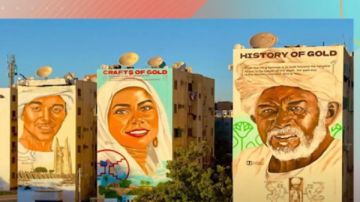 مها جميل: كل جدارية في مشروع ذهب أسوان تحمل فكرة مستمدة من هوية الجنوب