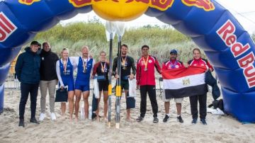 بعثة التجديف الشاطئي تعود للقاهرة بعد المشاركة ببطولة البلطيق الدولية