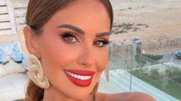 بفستان مشجر .. مي سليم تخطف الأنظار بجمالها