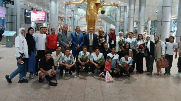 استقبال رسمي لمنتخب الدراجات بمطار القاهرة بعد النتائج المشرفة في البطولة الإفريقية للمدارس