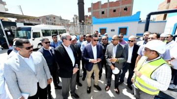 وزير الإسكان ومحافظ الغربية يتفقدان محطة مياه سندبسط الإرتوازية ضمن مشروعات حياة كريمة