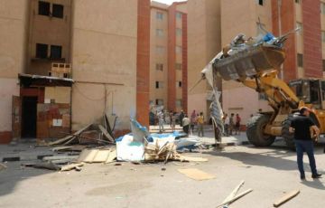 محافظ القاهرة يقود حملة لرفع الإشغالات في مدينة معا بحى السلام أول