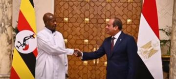بدء مباحثات الرئيس السيسي ونظيره الأوغندي بقصر الاتحادية بدء مباحثات الرئيس السيسي ونظيره الأوغندي بقصر الاتحادية