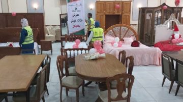 معرض مجانى لتوزيع الأثاث المنزلى والأجهزة الكهربائية بالحسينية في الشرقية