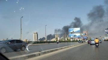 اندلاع حريق في وكالة البلح ببولاق أبو العلا والحماية المدنية تتدخل.. صور