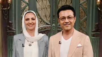 أسلوبه الرومانسي جذبني.. زوجة الإعلامي محمد سعيد محفوظ تكشف بداية التعارف