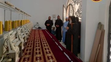 افتتاح مشغل التطريز بدير الأنبا باخوميوس بالأقصر بعد تجديده افتتاح مشغل التطريز بدير الأنبا باخوميوس بالأقصر بعد تجديده