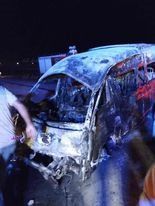 حادث مروع على الدائري باتجاه المريوطية .. إصابة 11 شخصا في انقلاب ميكروباص