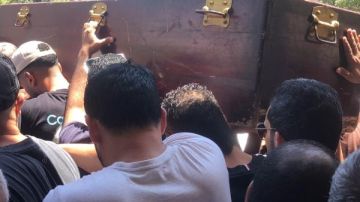 دموع وأحزان.. تشييع جنازة محمد أبو النجا بونجا حارس مرمى وادي دجلة